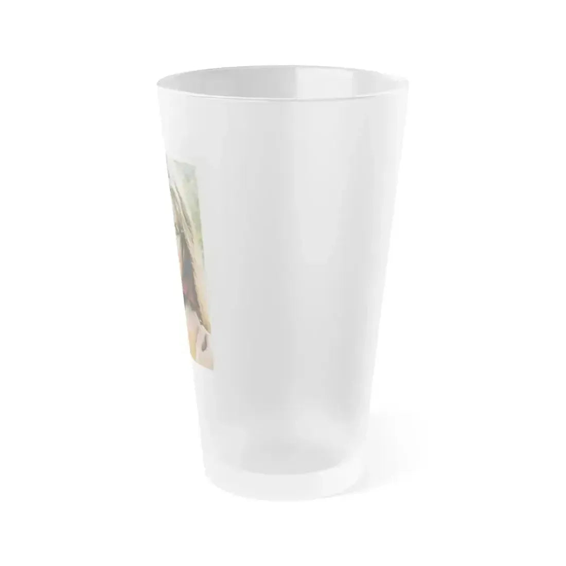 Caroline Munro #350 (Vintage Female Icon) Frosted Pint Glass 16oz - Go Mug Yourself