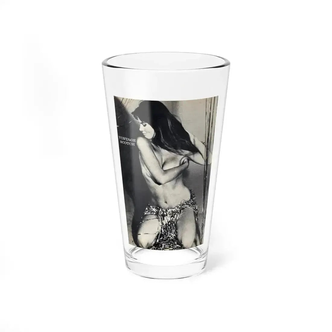 Caroline Munro #40 (Vintage Female Icon) Pint Glass 16oz 16oz - Go Mug Yourself