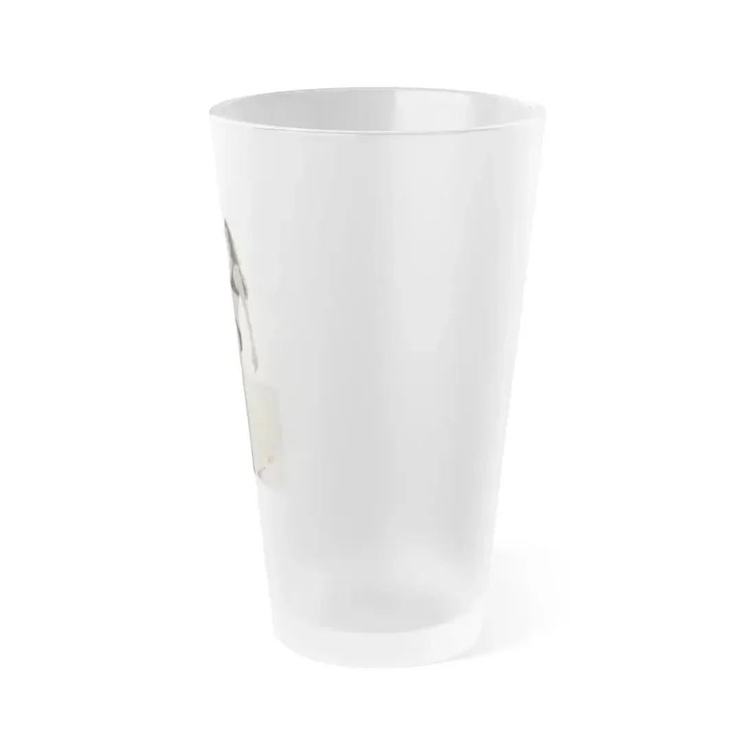 Caroline Munro #403 1 (Vintage Female Icon) Frosted Pint Glass 16oz - Go Mug Yourself