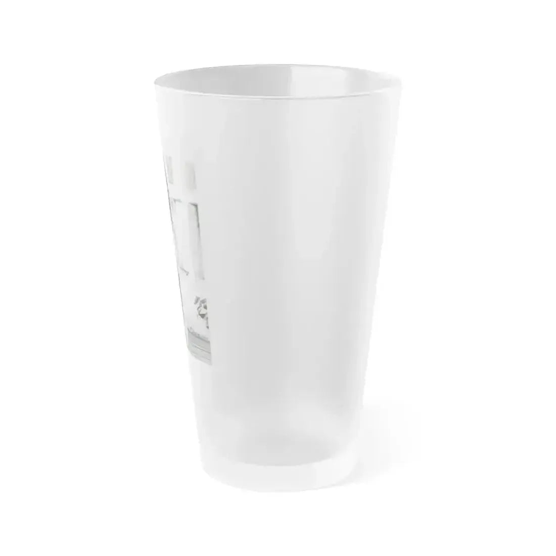 Caroline Munro #408 - 8x10 B&W Full Body in 2-Piece Bikini Photo Re-Strike from 1977 (Vintage Female Icon) Frosted Pint Glass 16oz - Go Mug Yourself