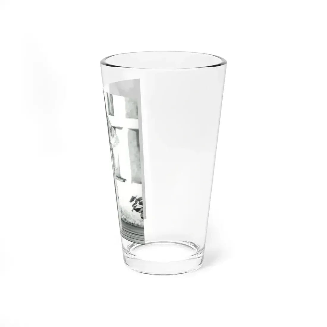 Caroline Munro #408 - 8x10 B&W Full Body in 2-Piece Bikini Photo Re-Strike from 1977 (Vintage Female Icon) Pint Glass 16oz - Go Mug Yourself