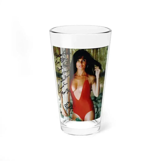 Caroline Munro #66 (Vintage Female Icon) Pint Glass 16oz 16oz - Go Mug Yourself