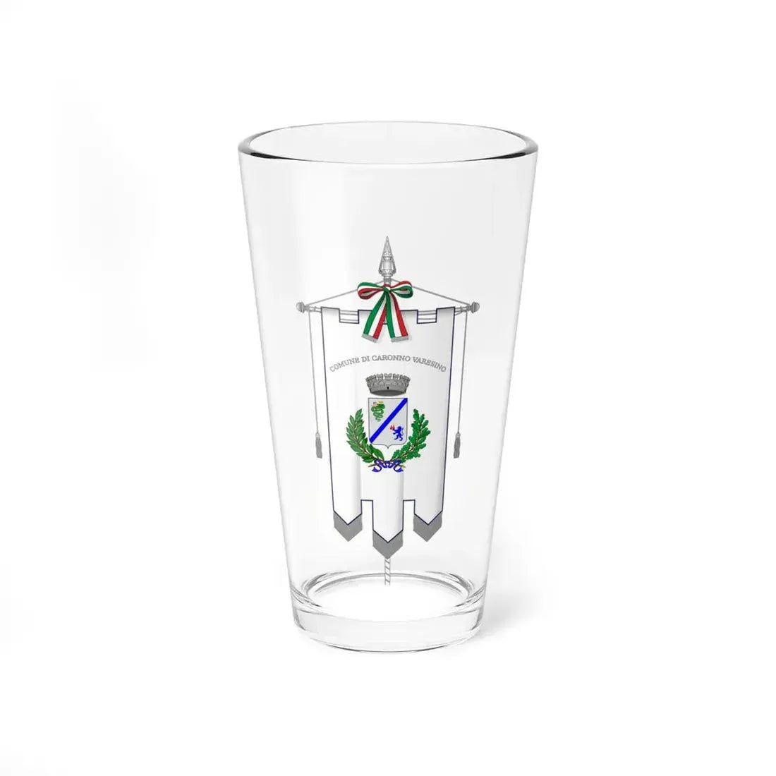 Caronno Varesino-Gonfalone (Italy) Pint Glass 16oz 16oz - Go Mug Yourself