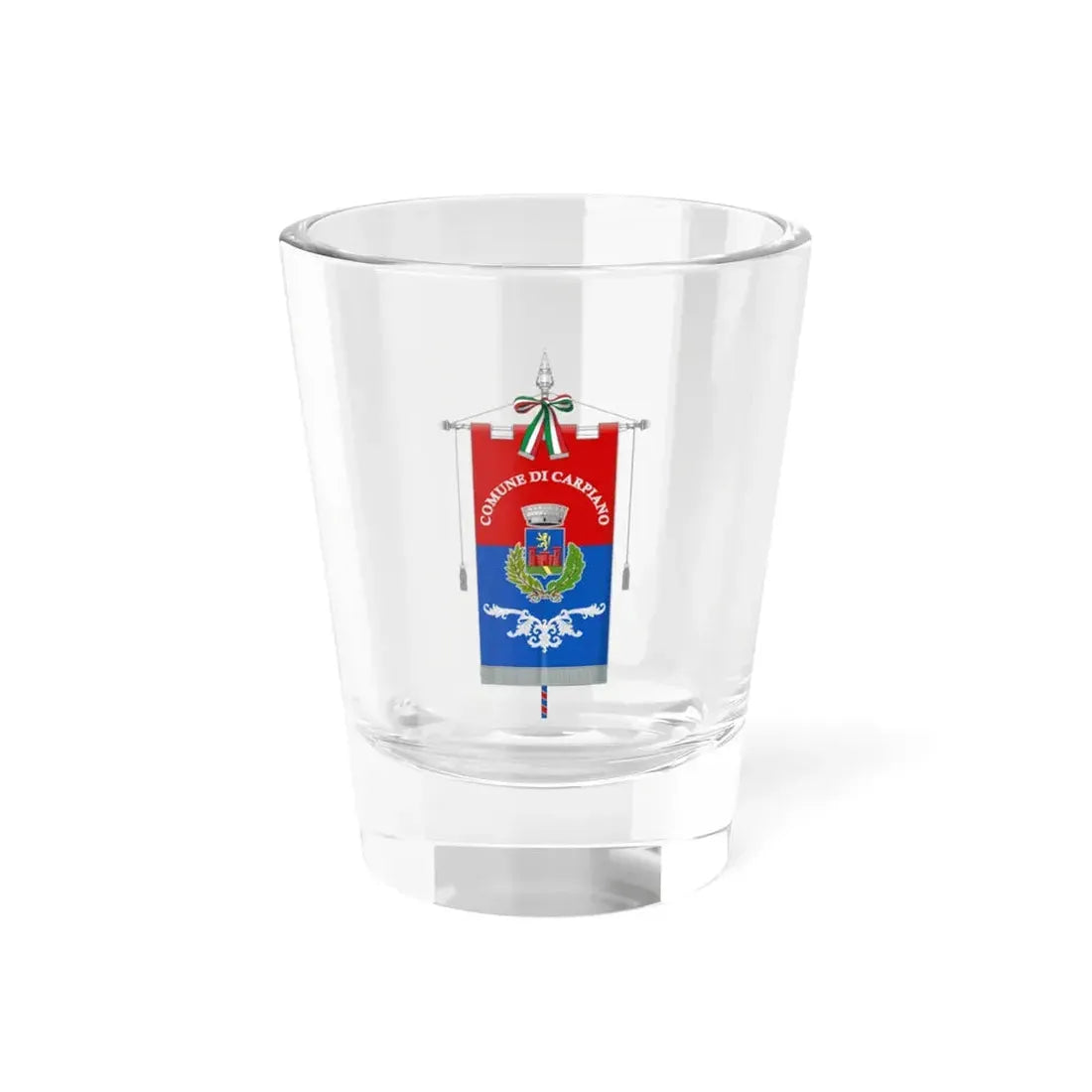 Carpiano-Gonfalone (Italy) Shot Glass 1.5oz 1.5oz - Go Mug Yourself
