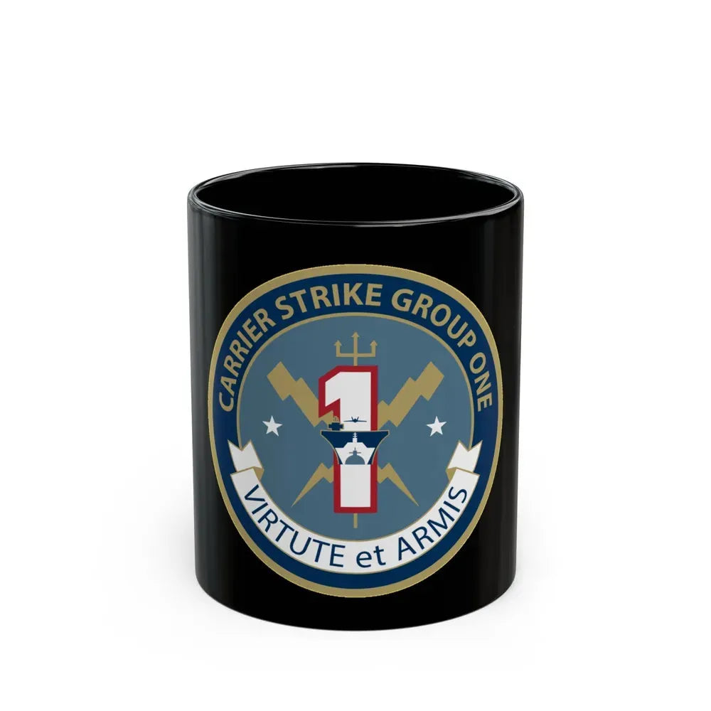 Carrier Strike Group 1 (U.S. Navy) Black Coffee Mug 11oz - Go Mug Yourself