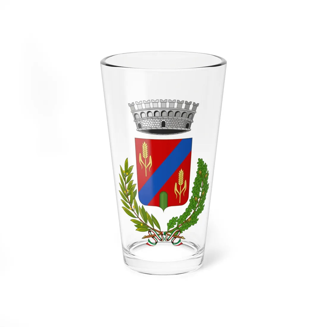 Carrodano-Stemma (Italy) (Coat of Arms) Pint Glass 16oz 16oz - Go Mug Yourself