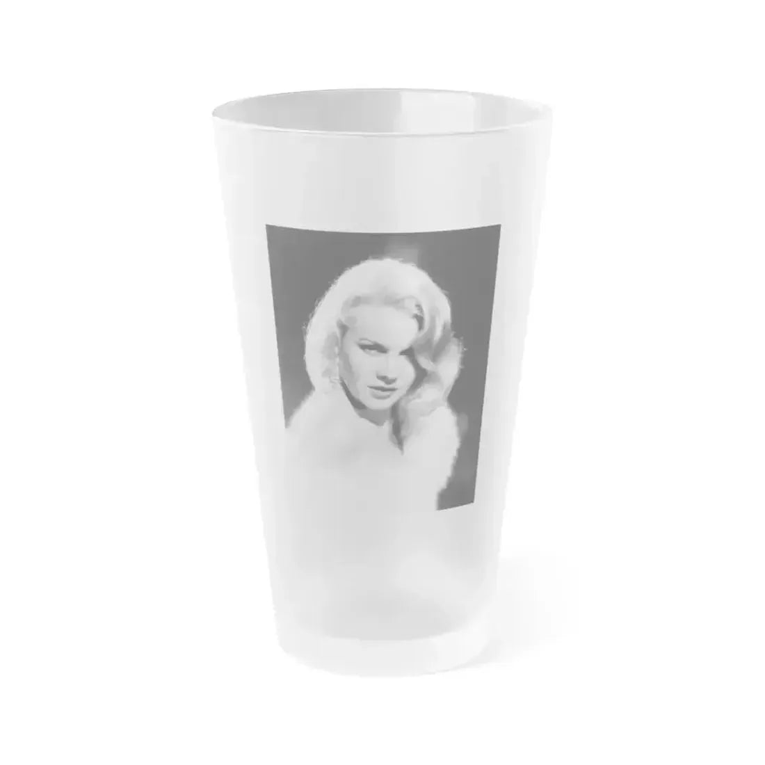 Carroll Baker #60 (Vintage Female Icon) Frosted Pint Glass 16oz 16oz Frosted - Go Mug Yourself