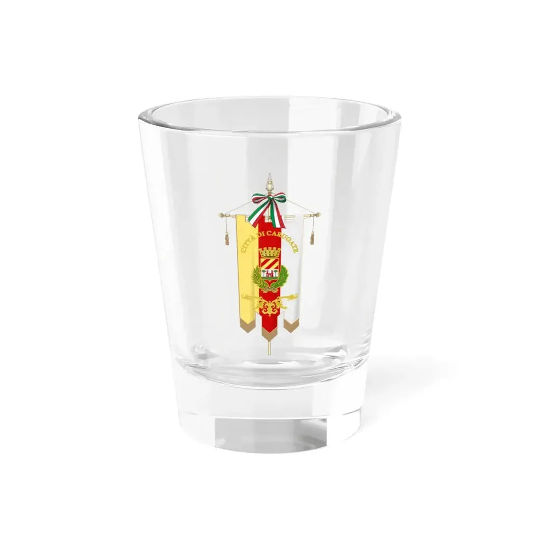 Carugate-Gonfalone (Italy) Shot Glass 1.5oz 1.5oz - Go Mug Yourself
