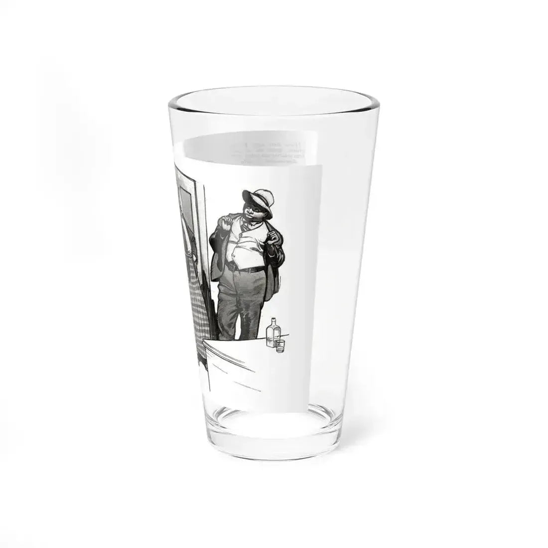 Cash Money for Casualties (2), Redbook magazine, December 1932 (Magazine Illustration) Pint Glass 16oz - Go Mug Yourself