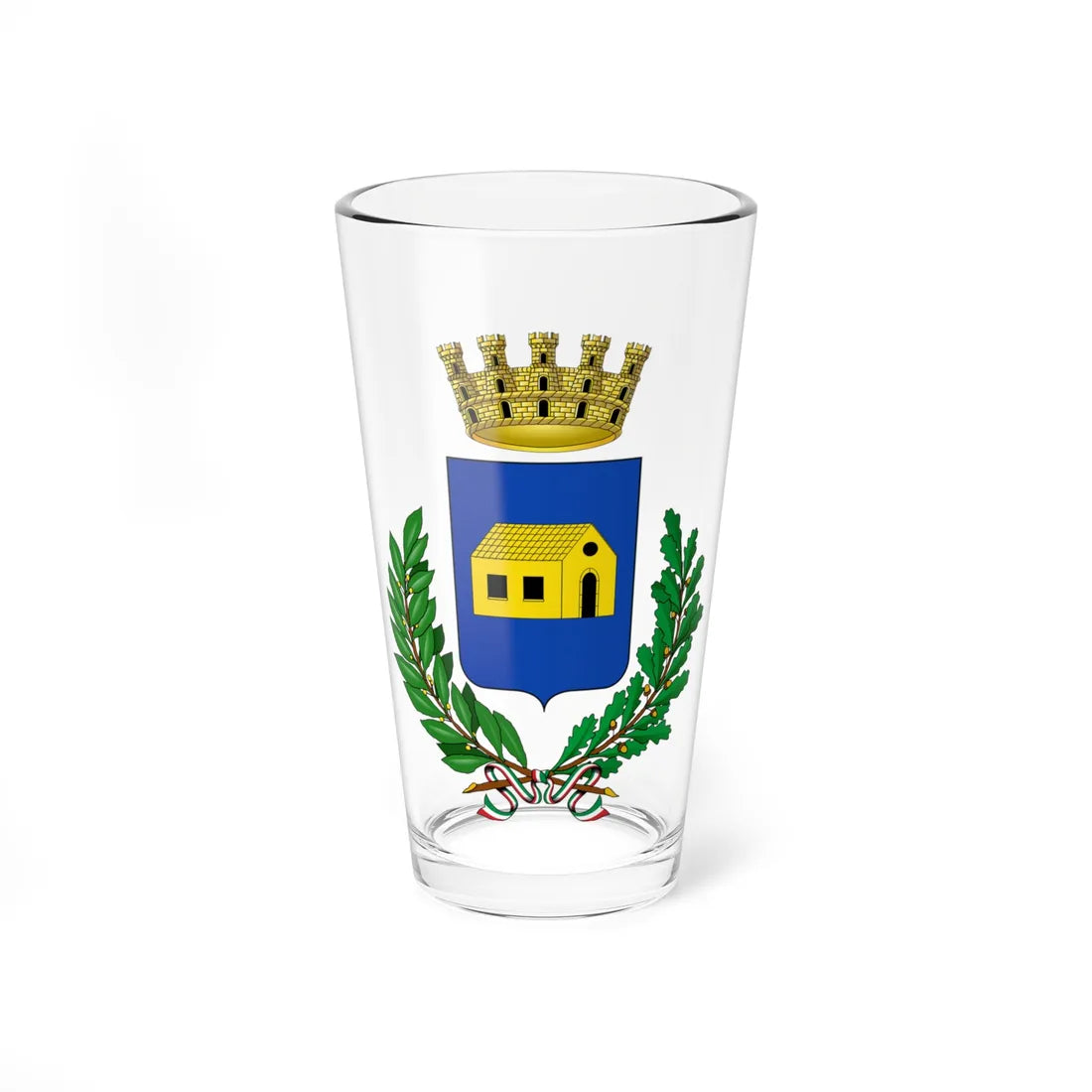 Casoria-Stemma (Italy) (Coat of Arms) Pint Glass 16oz 16oz - Go Mug Yourself