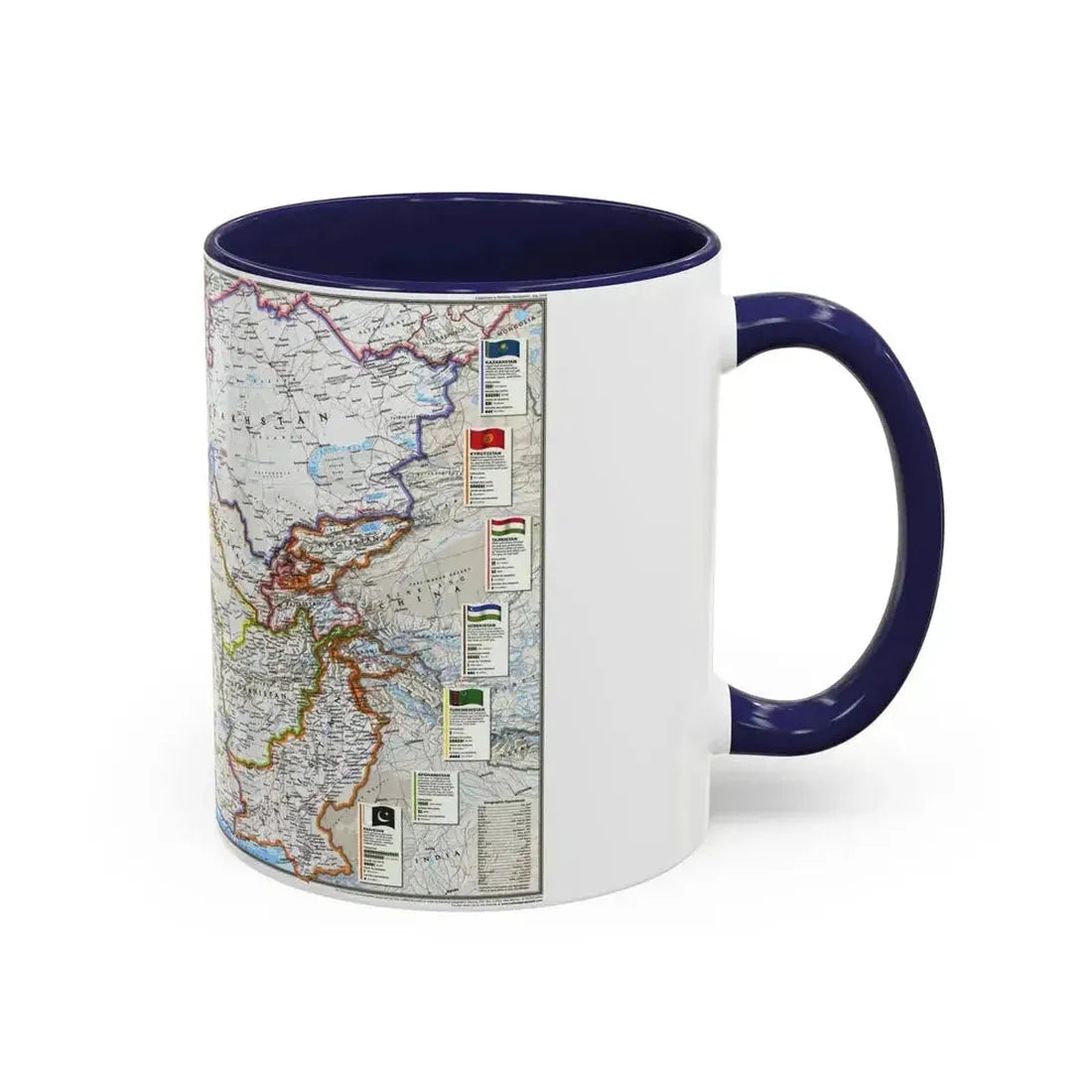 Caspian Region- Promise and Peril (1999) (Map) Accent Coffee Mug - Go Mug Yourself