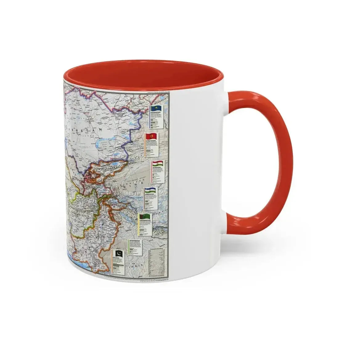 Caspian Region- Promise and Peril (1999) (Map) Accent Coffee Mug - Go Mug Yourself