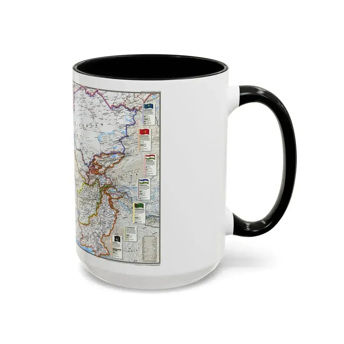 Caspian Region- Promise and Peril (1999) (Map) Accent Coffee Mug - Go Mug Yourself