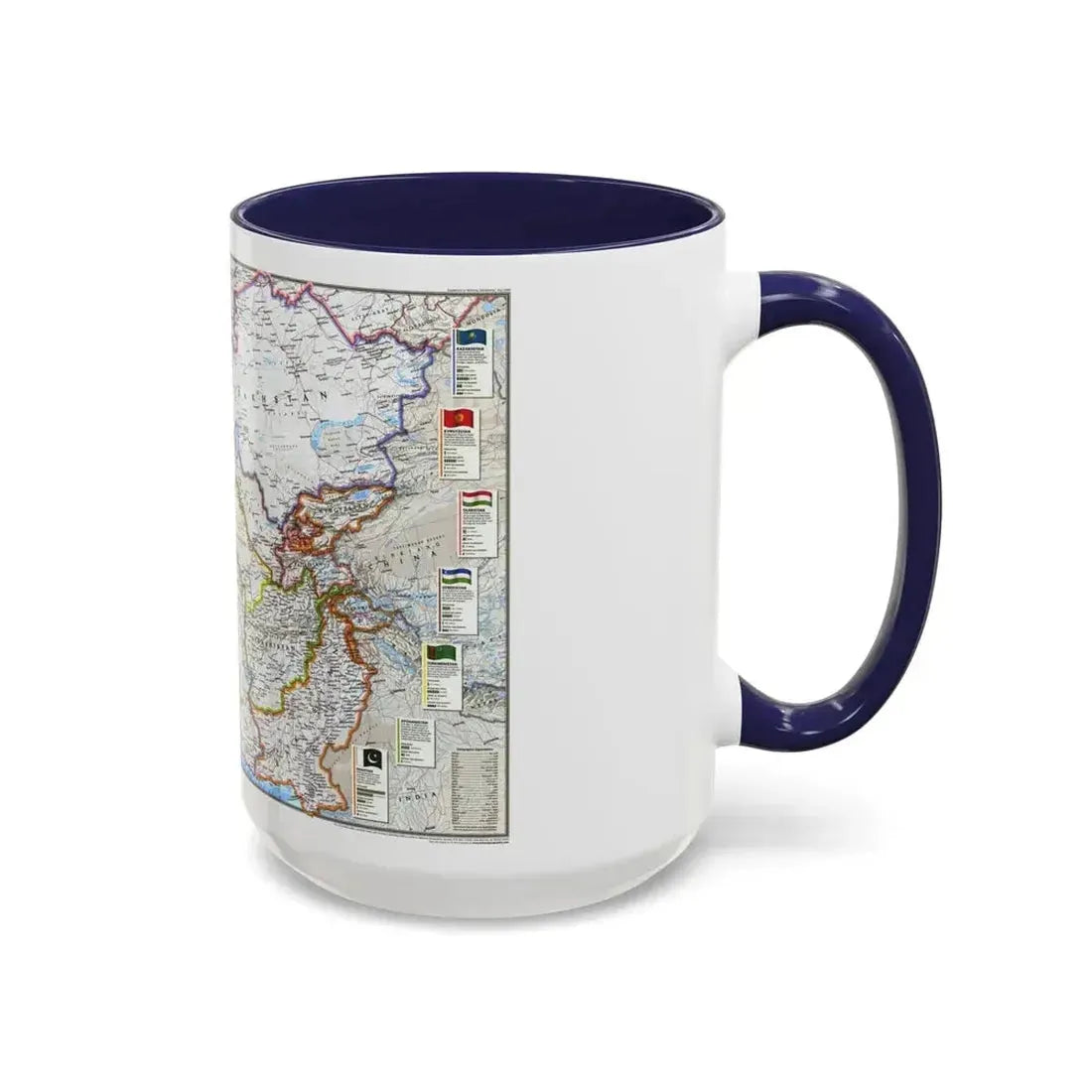 Caspian Region- Promise and Peril (1999) (Map) Accent Coffee Mug - Go Mug Yourself