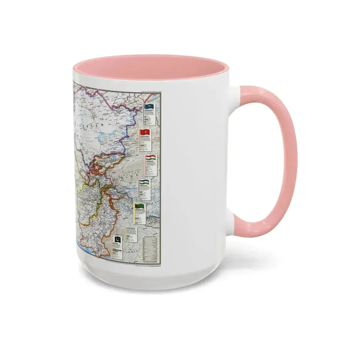 Caspian Region- Promise and Peril (1999) (Map) Accent Coffee Mug - Go Mug Yourself