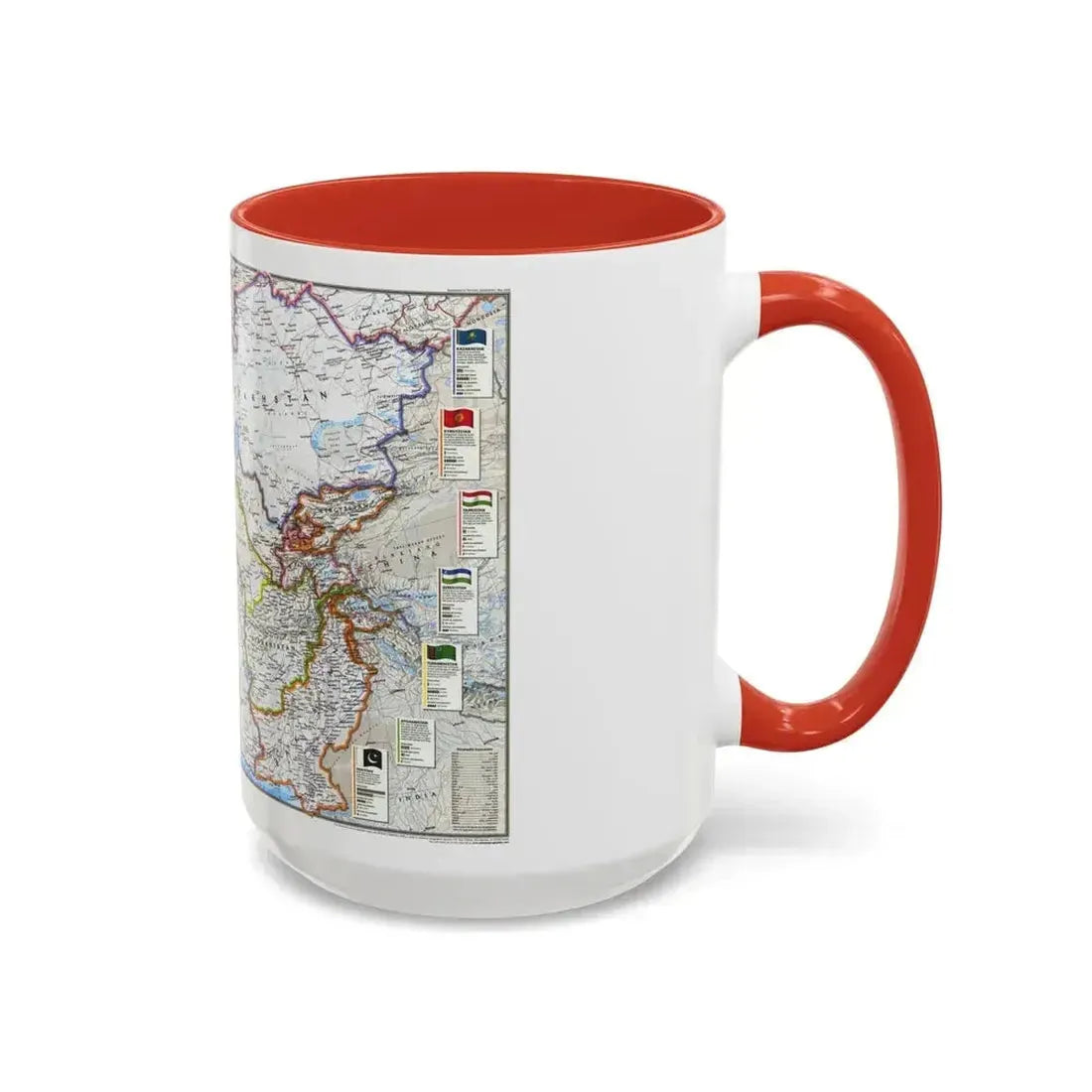 Caspian Region- Promise and Peril (1999) (Map) Accent Coffee Mug - Go Mug Yourself