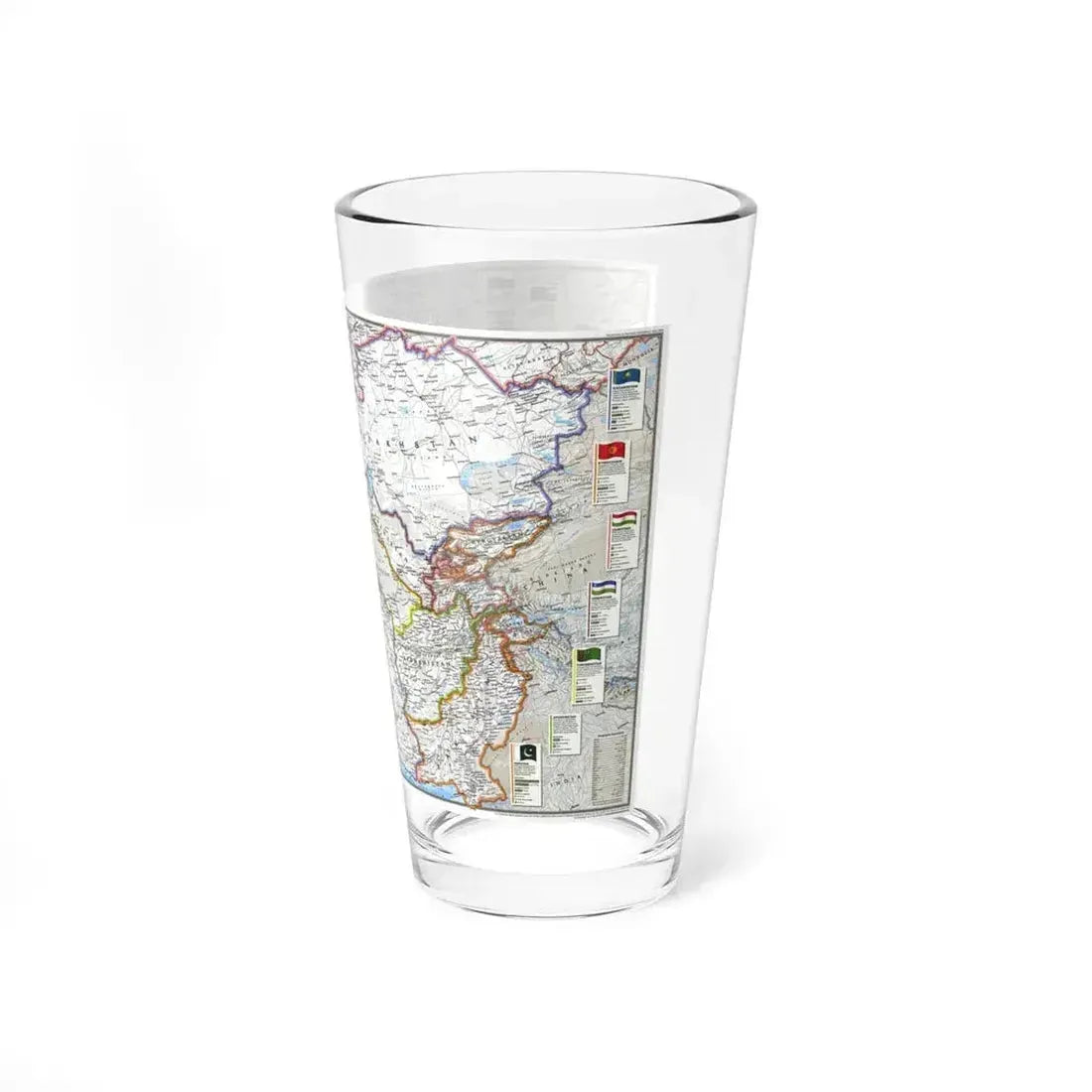 Caspian Region- Promise and Peril (1999) (Map) Pint Glass 16oz - Go Mug Yourself