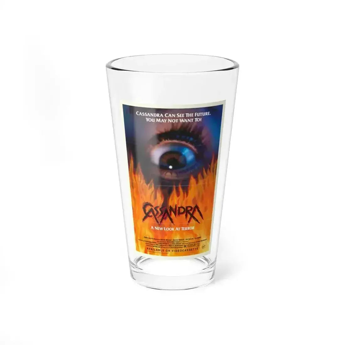 CASSANDRA 1987 Movie Poster - Pint Glass 16oz 16oz - Go Mug Yourself