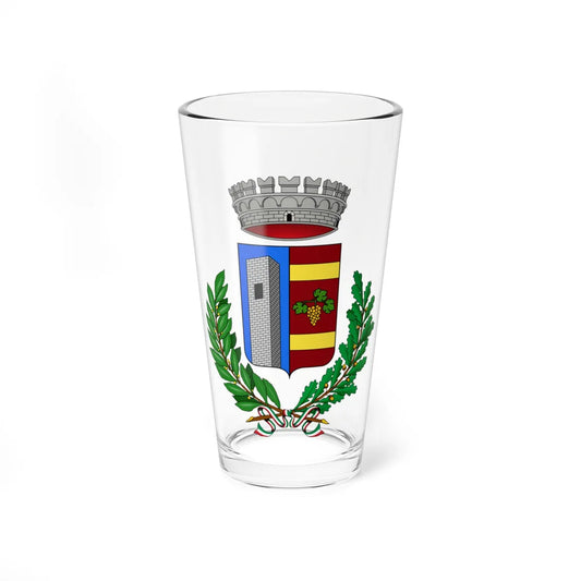 Cassinasco-Stemma (Italy) (Coat of Arms) Pint Glass 16oz 16oz - Go Mug Yourself