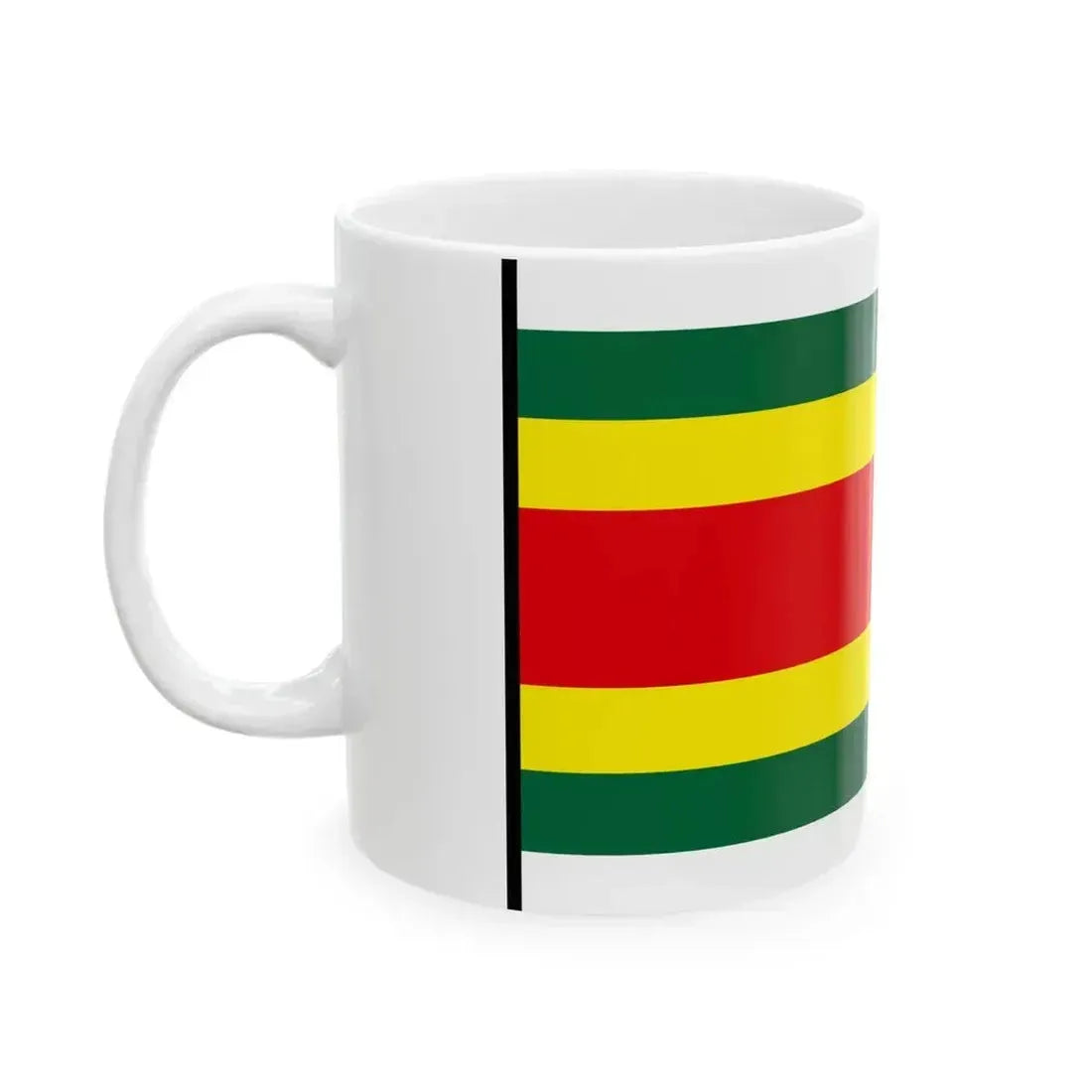 Casta Pezinok Flag (Slovakia) White Coffee Mug - Go Mug Yourself
