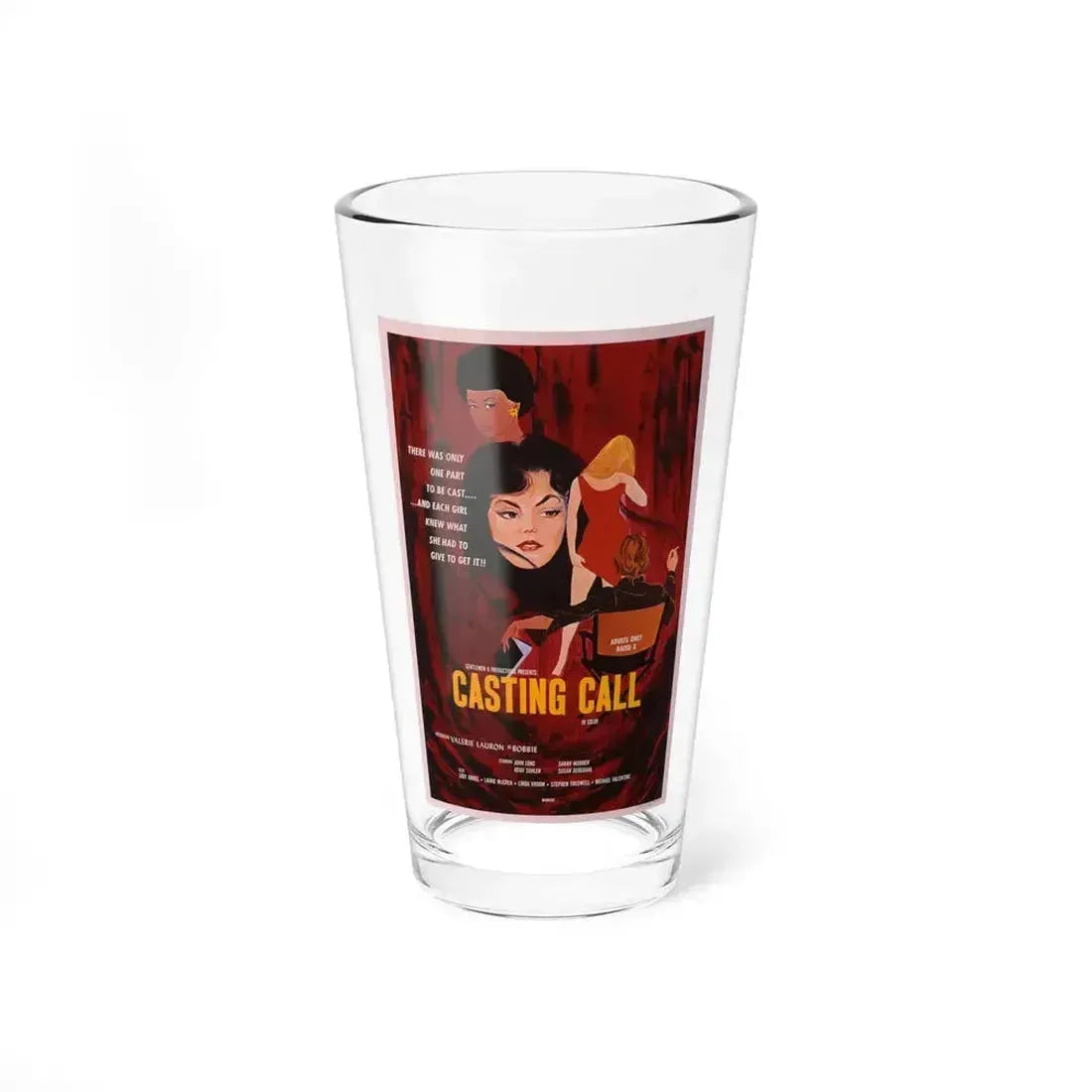 CASTING CALL 1971 Movie Poster - Pint Glass 16oz 16oz - Go Mug Yourself