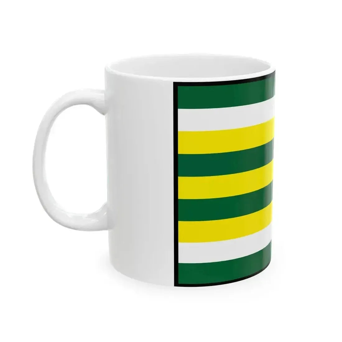 Castkov Senica Flag (Slovakia) White Coffee Mug - Go Mug Yourself