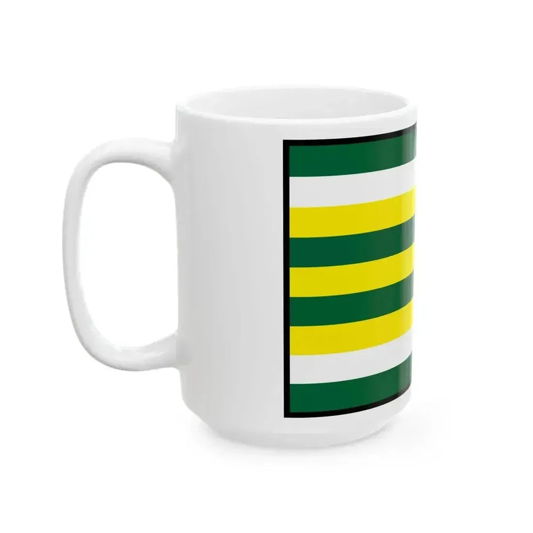 Castkov Senica Flag (Slovakia) White Coffee Mug - Go Mug Yourself