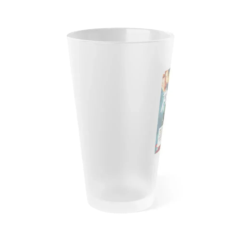 CAT PEOPLE 1942 Movie Poster - Frosted Pint Glass 16oz - Go Mug Yourself