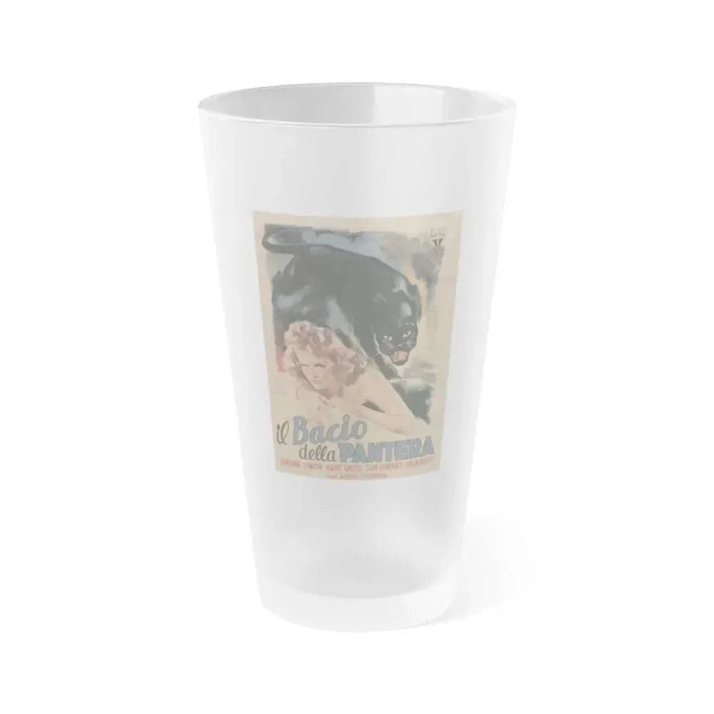 CAT PEOPLE (2) 1942 Movie Poster - Frosted Pint Glass 16oz 16oz Frosted - Go Mug Yourself