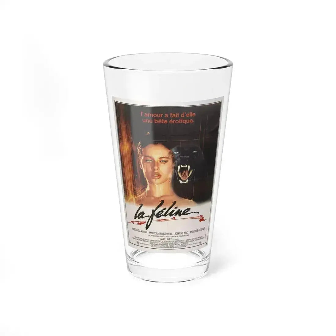 CAT PEOPLE (FRENCH) 1942 Movie Poster - Pint Glass 16oz 16oz - Go Mug Yourself