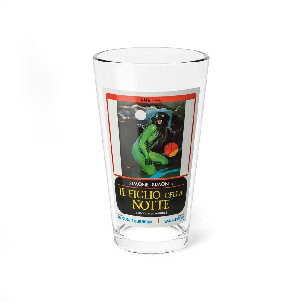 CAT PEOPLE (ITALIAN) 1942 Movie Poster - Pint Glass 16oz 16oz - Go Mug Yourself