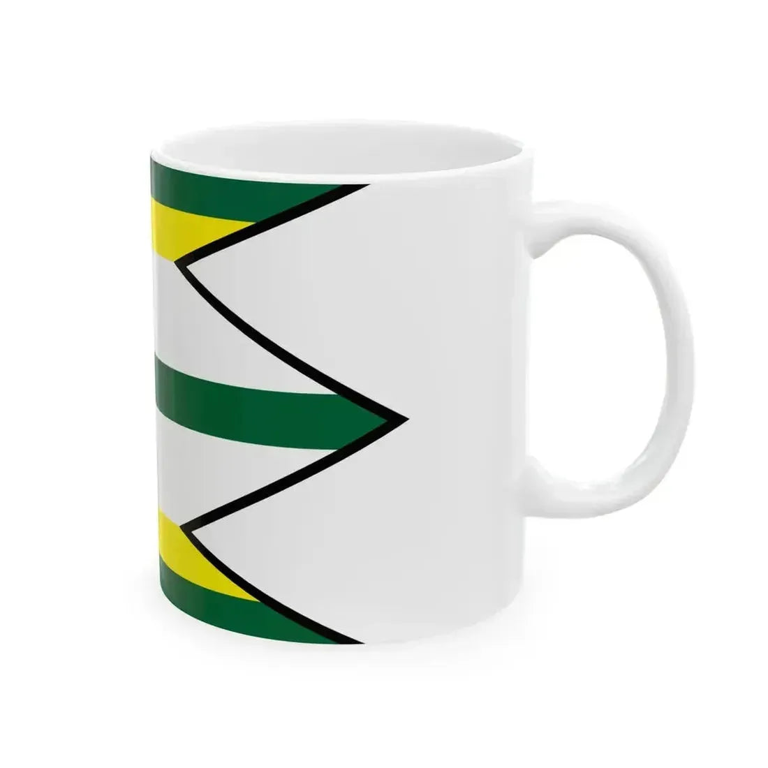 Cata Levice Flag (Slovakia) White Coffee Mug - Go Mug Yourself