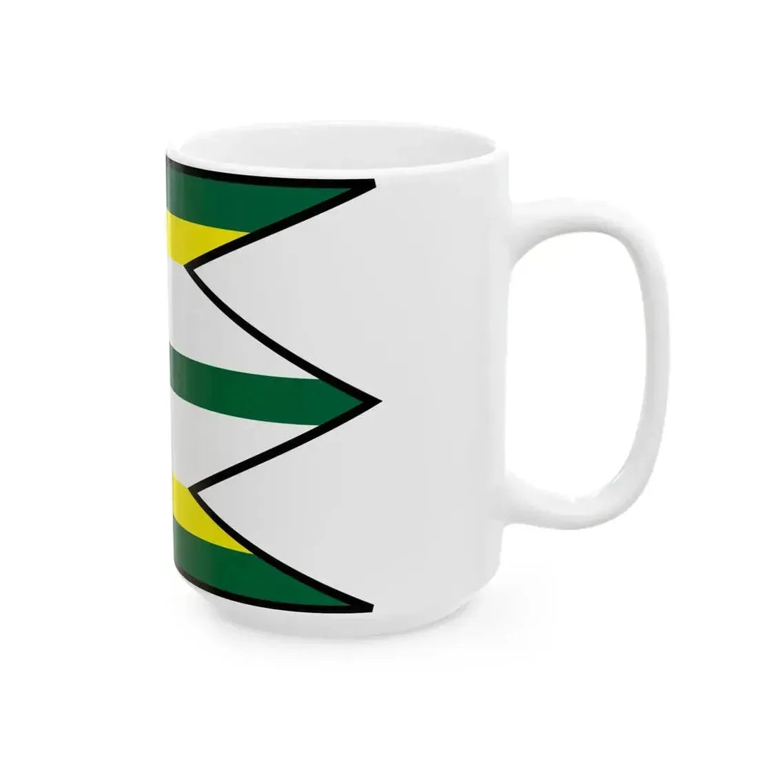 Cata Levice Flag (Slovakia) White Coffee Mug - Go Mug Yourself
