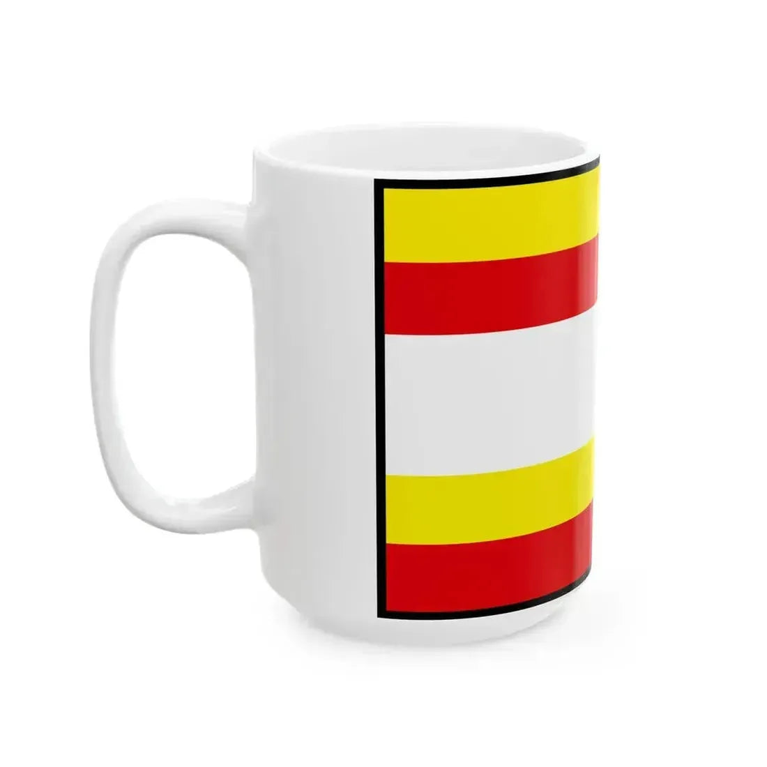 Cataj Senec Flag (Slovakia) White Coffee Mug - Go Mug Yourself