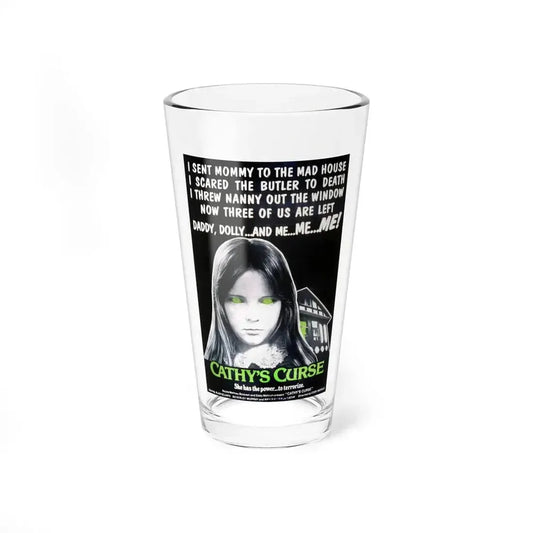 CATHY'S CURSE 1977 Movie Poster - Pint Glass 16oz 16oz - Go Mug Yourself
