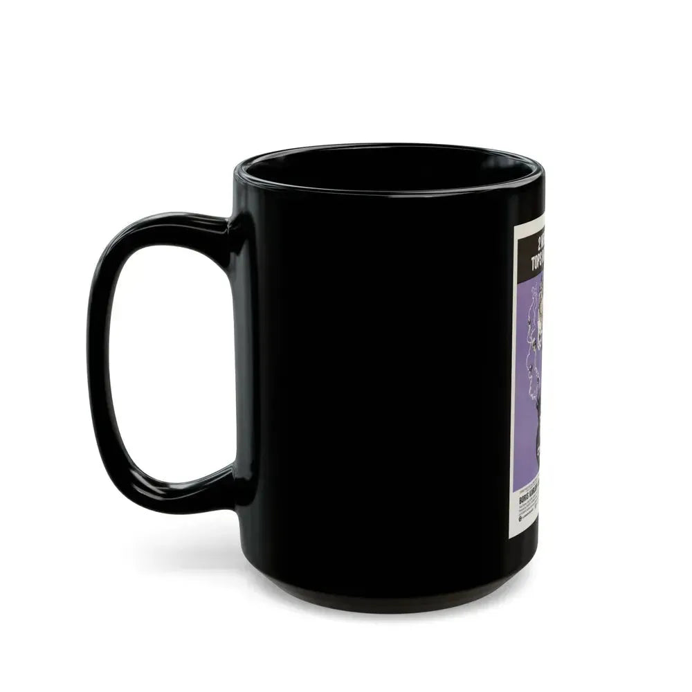 CAULDRON OF BLOOD + CRUCIBLE OF HORROR 1971 Movie Poster - Black Coffee Mug - Go Mug Yourself