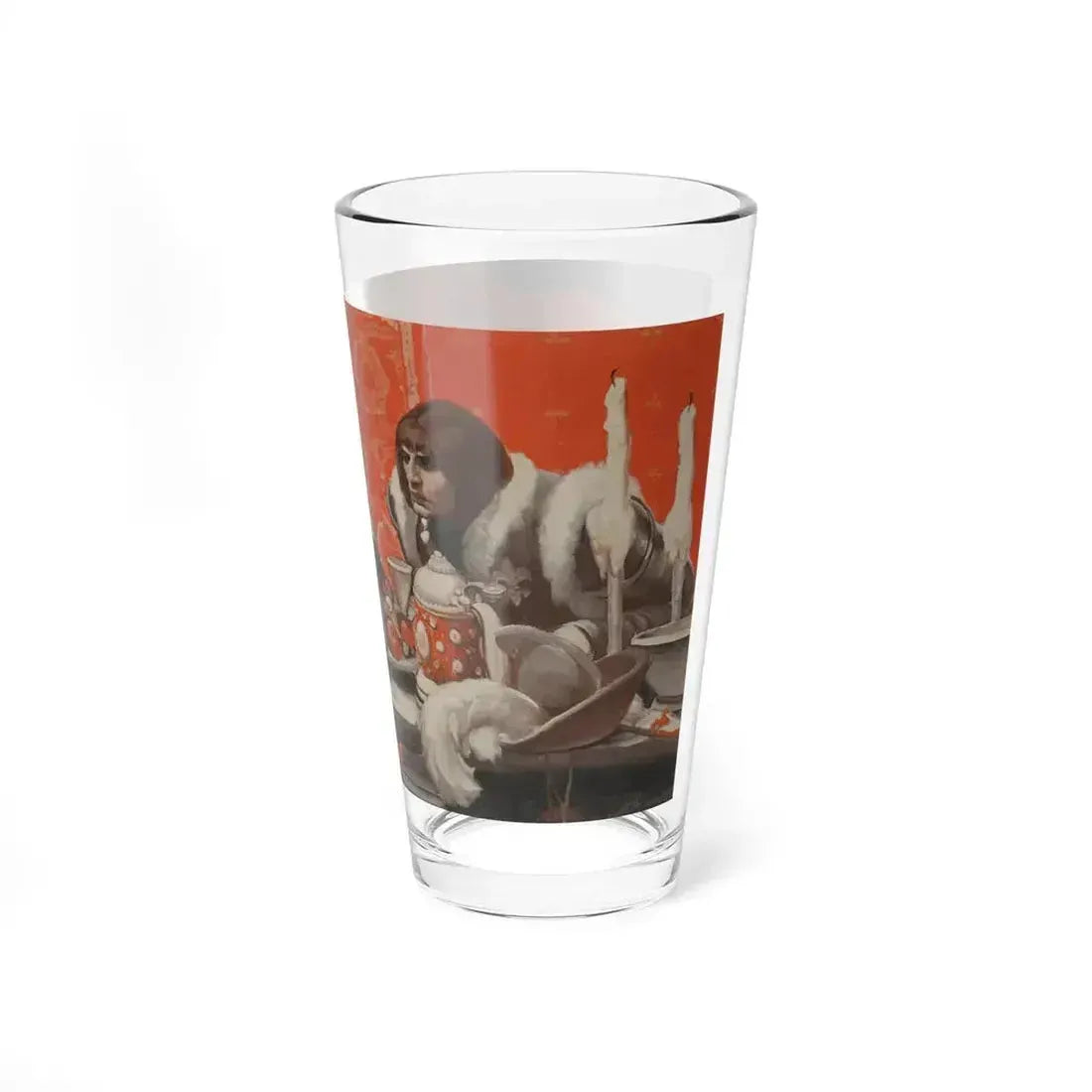 Cavaliers at Table (Magazine Illustration) Pint Glass 16oz - Go Mug Yourself
