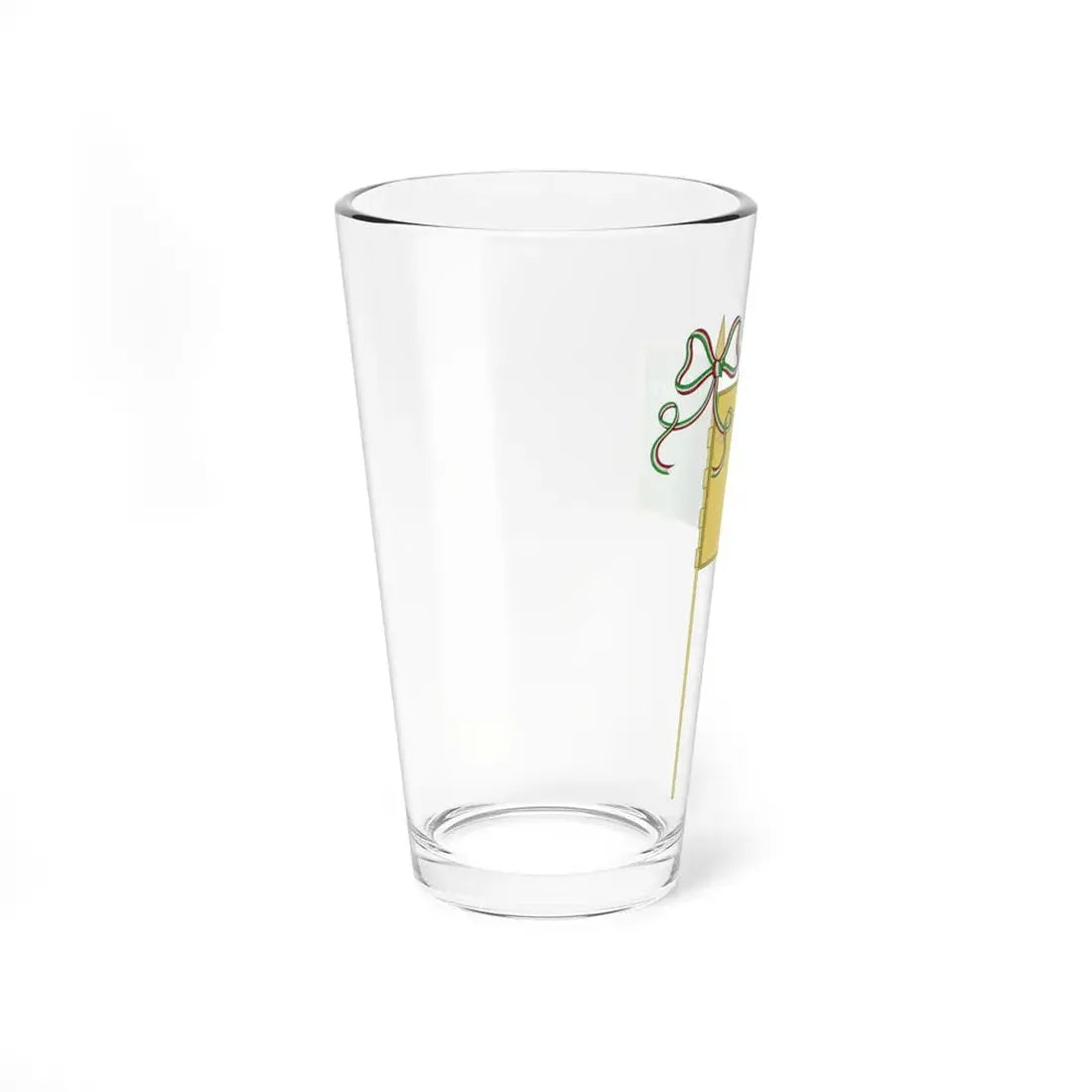 Cavriago-Bandiera Completa (Italy) Pint Glass 16oz - Go Mug Yourself