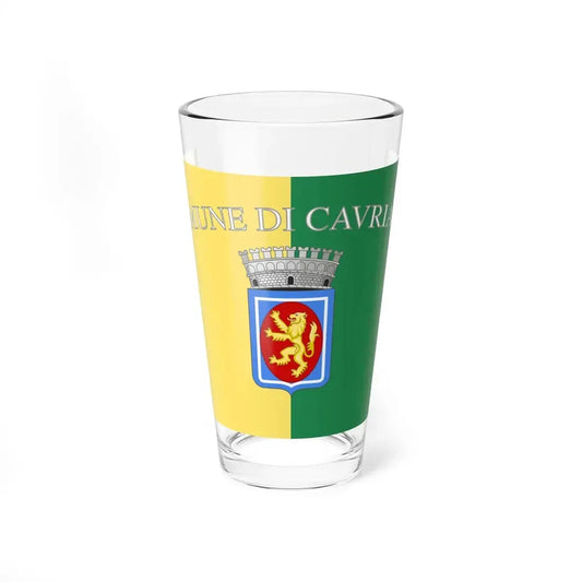 Cavriago-Bandiera (Italy) Pint Glass 16oz 16oz - Go Mug Yourself