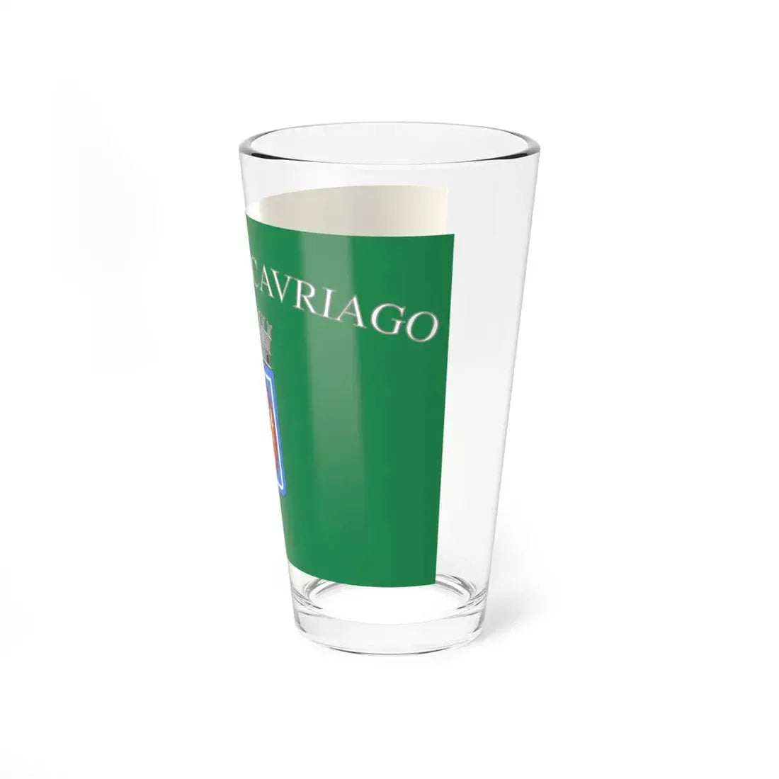 Cavriago-Bandiera (Italy) Pint Glass 16oz - Go Mug Yourself