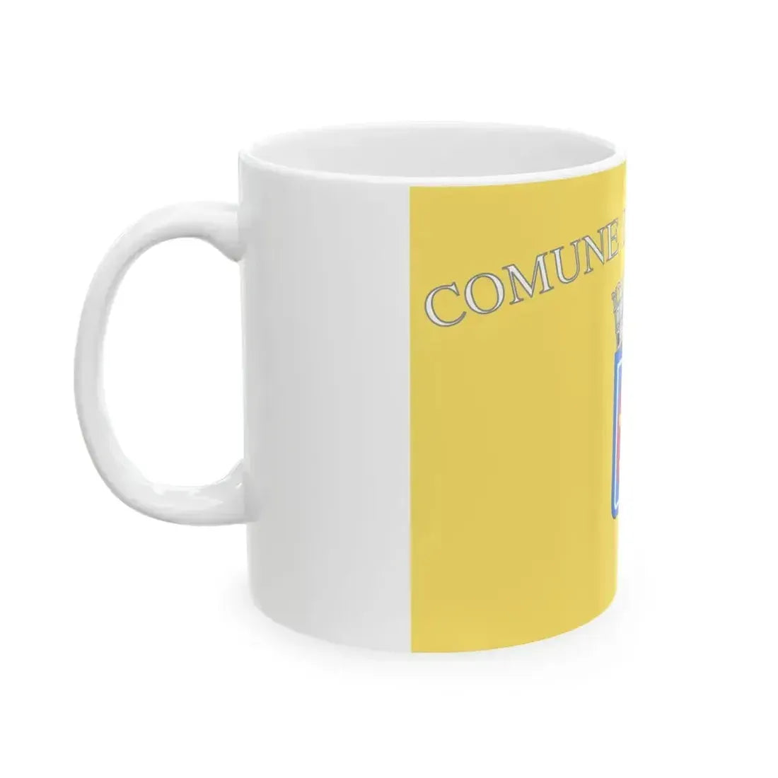 Cavriago-Bandiera (Italy) White Coffee Mug - Go Mug Yourself