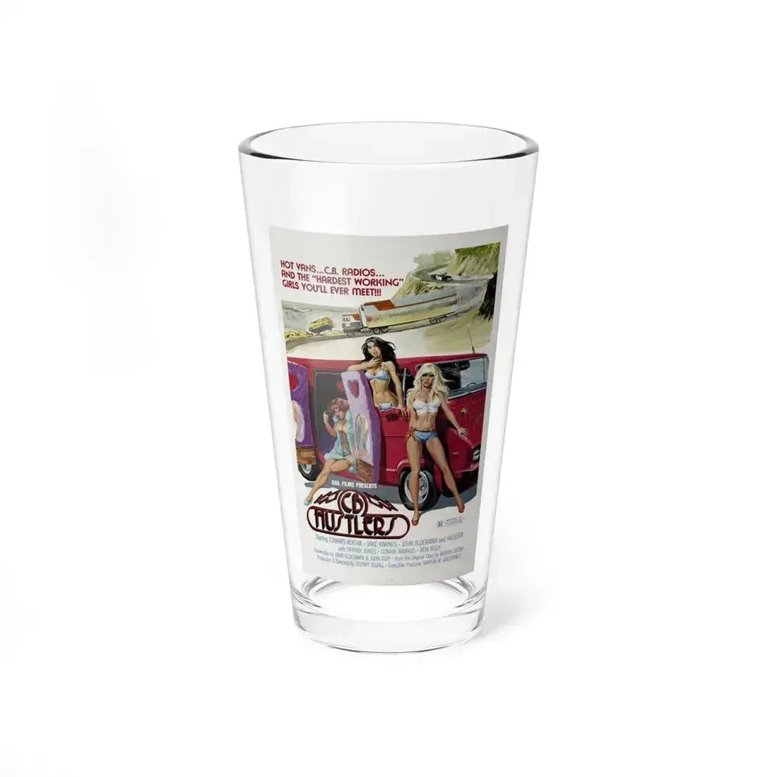 CB HUSTLERS 1976 Movie Poster - Pint Glass 16oz 16oz - Go Mug Yourself
