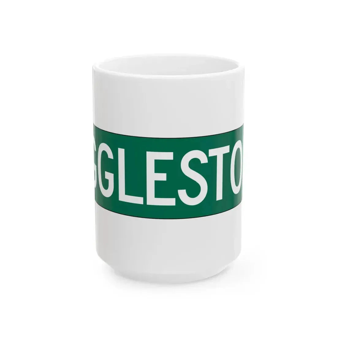 CDOT S EGGLESTON AV Sign (Illinois) (Road Sign) White Coffee Mug 15oz - Go Mug Yourself