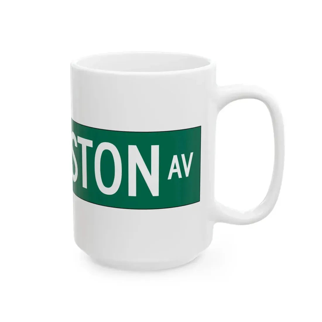 CDOT S EGGLESTON AV Sign (Illinois) (Road Sign) White Coffee Mug - Go Mug Yourself