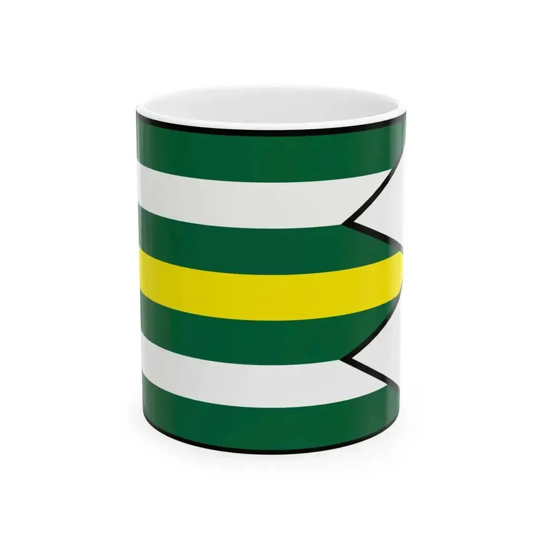 Cebovce Velky Krtis Flag (Slovakia) White Coffee Mug 11oz - Go Mug Yourself