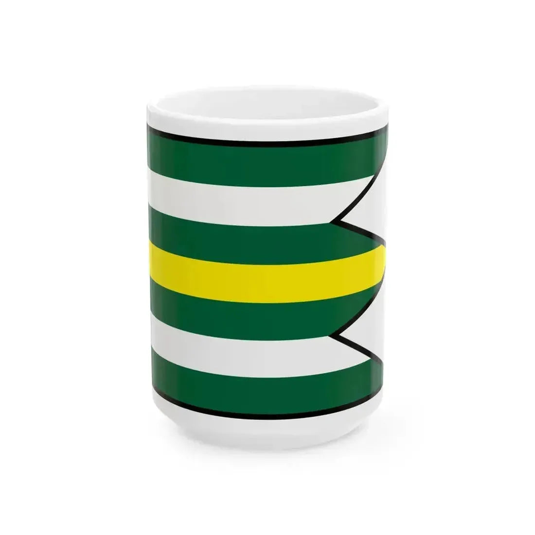 Cebovce Velky Krtis Flag (Slovakia) White Coffee Mug 15oz - Go Mug Yourself