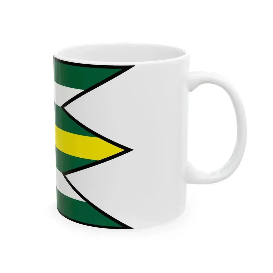 Cebovce Velky Krtis Flag (Slovakia) White Coffee Mug - Go Mug Yourself