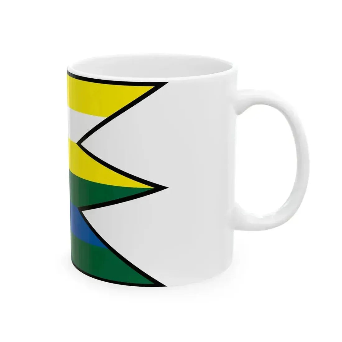 Cecejovce Kosice Okolie Flag (Slovakia) White Coffee Mug - Go Mug Yourself