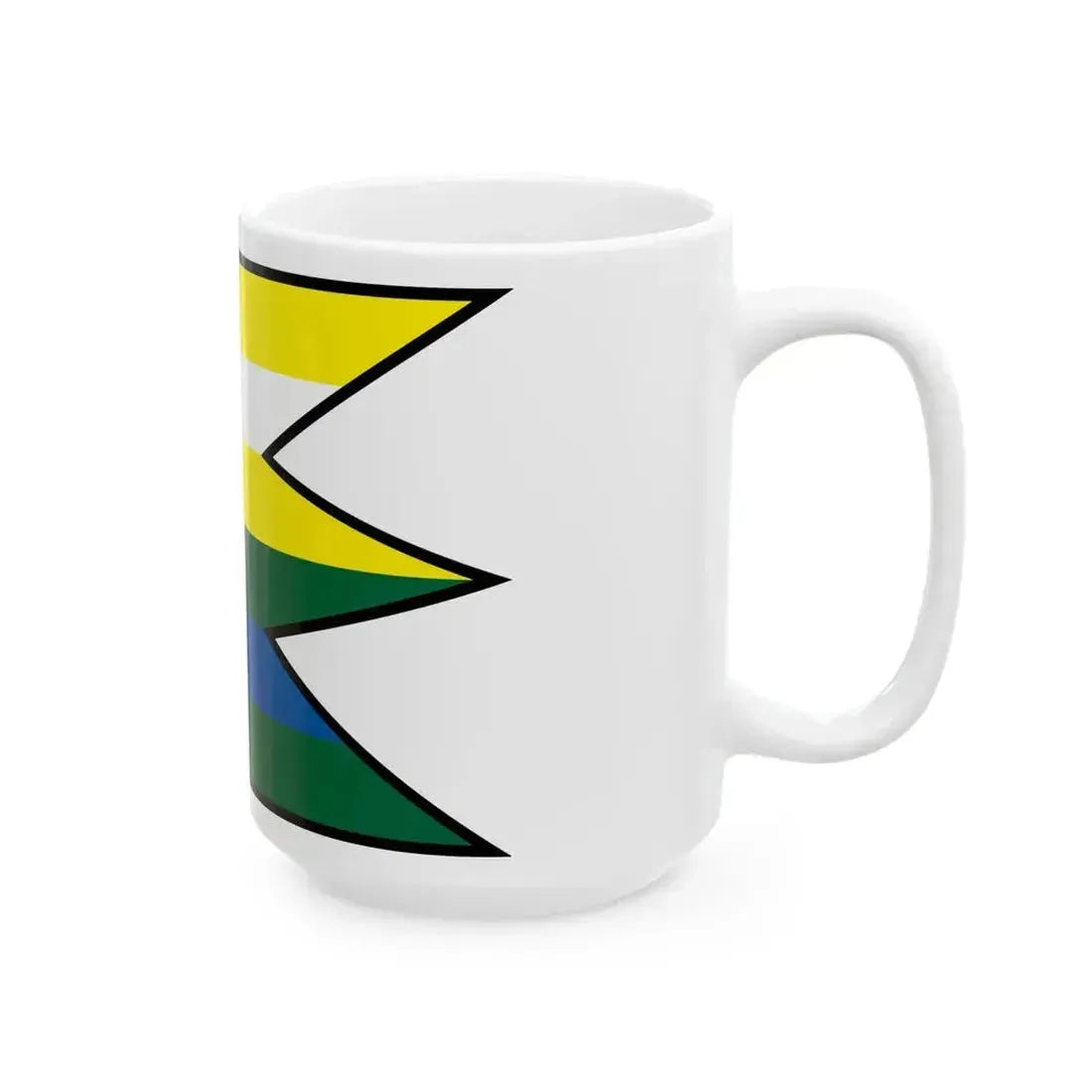 Cecejovce Kosice Okolie Flag (Slovakia) White Coffee Mug - Go Mug Yourself