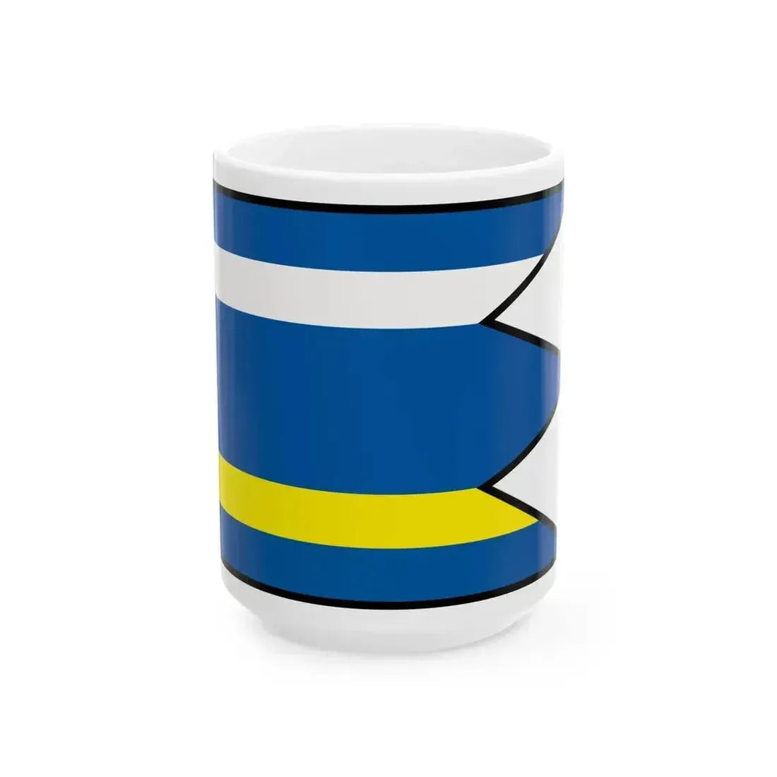 Cechy Nove Zamky Flag (Slovakia) White Coffee Mug 15oz - Go Mug Yourself